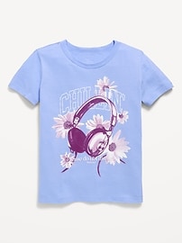 Image number 1 showing, Short-Sleeve Graphic T-Shirt for Girls