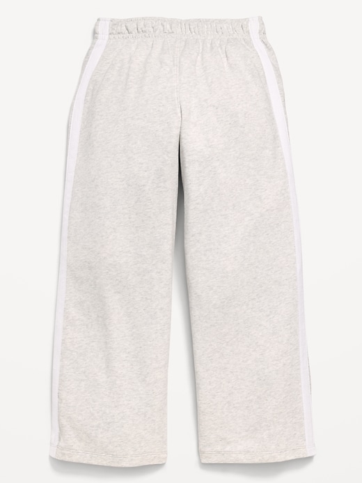 Image number 2 showing, Baggy French-Terry Straight-Leg Retro Sweatpants for Girls