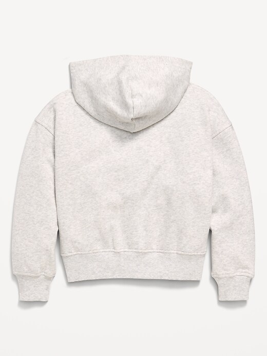 Image number 2 showing, Favorite Fleece Graphic Zip-Front Hoodie for Girls