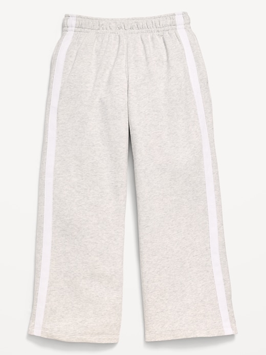 Image number 1 showing, Baggy French-Terry Straight-Leg Retro Sweatpants for Girls