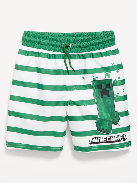 Image number 1 showing, Minecraft™ Swim Trunks for Boys