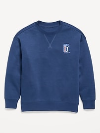 Image number 2 showing, PGA TOUR™ Oversized Gender-Neutral Graphic Sweatshirt for Kids