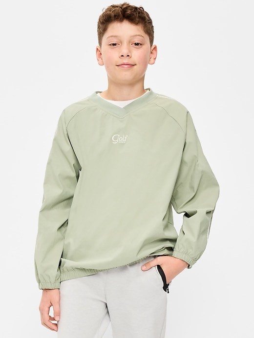 Image number 3 showing, Oversized V-Neck Performance Pullover for Boys
