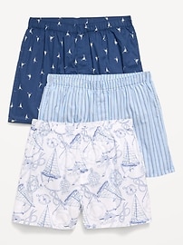 Image number 1 showing, 3-Pack Soft-Washed Boxer Shorts -- 3.5-inch inseam