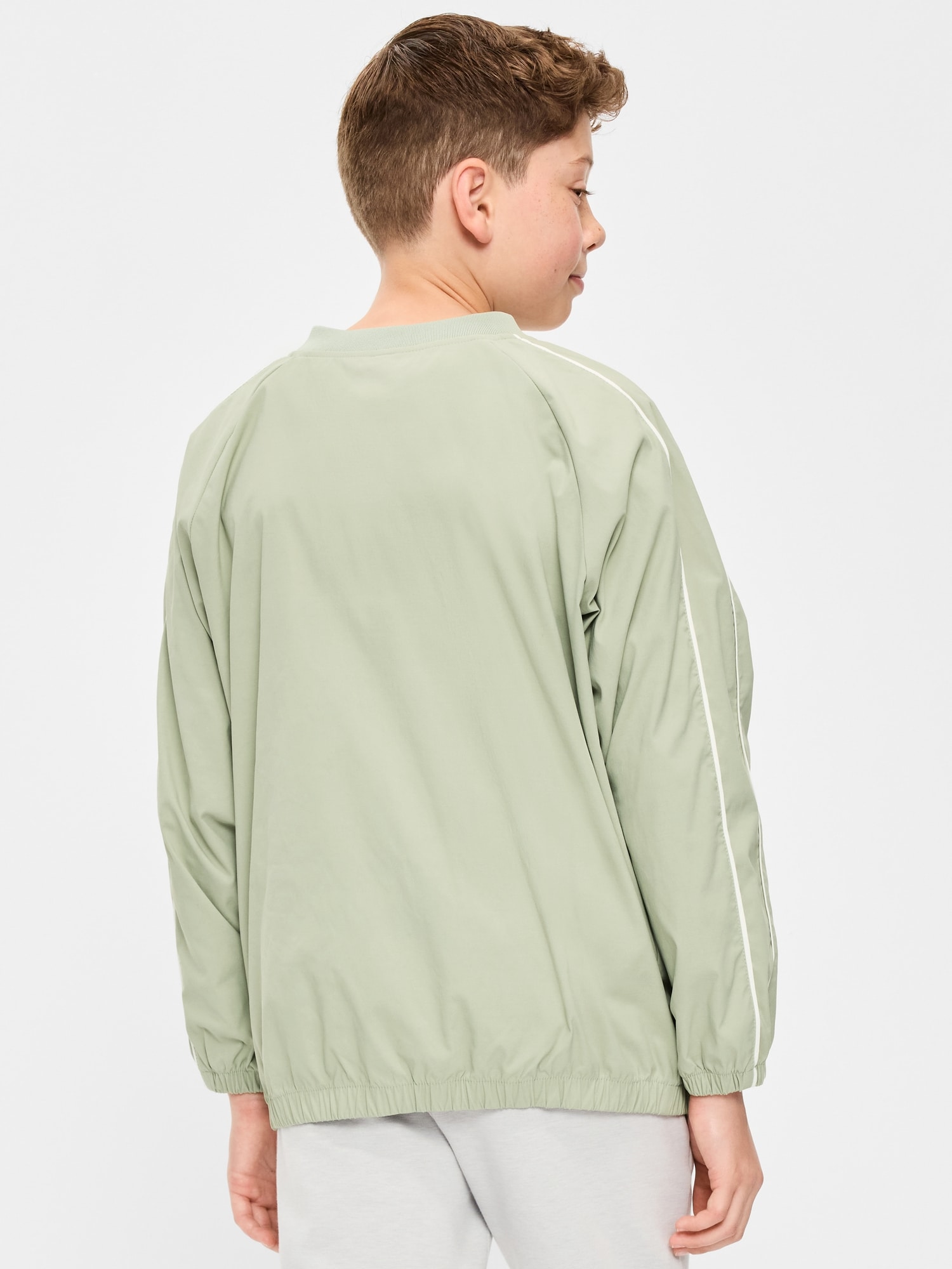 Oversized V-Neck Performance Pullover for Boys