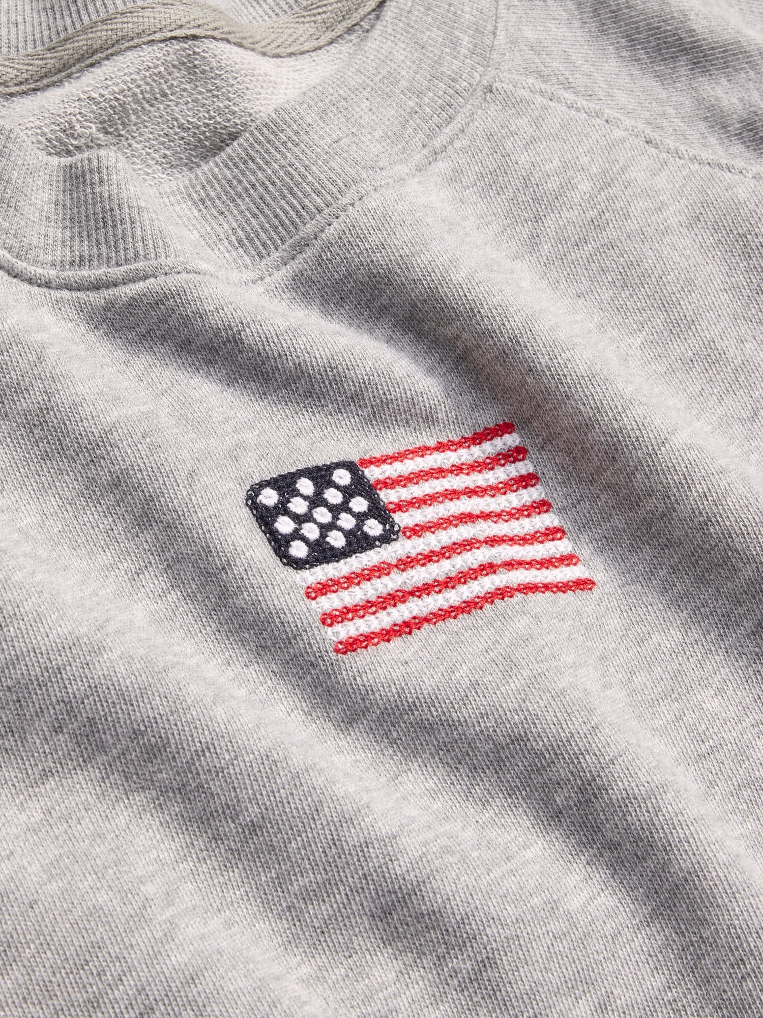 Short-Sleeve Cropped Raglan Sweatshirt