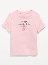 Image number 1 showing, Short-Sleeve Graphic T-Shirt for Toddler Girls