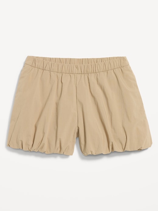 Image number 4 showing, Poplin Bubble Hem Shorts