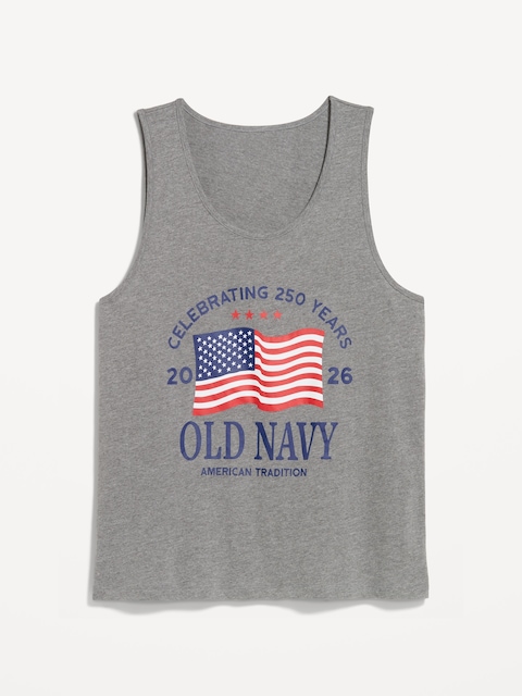 Flag Logo Graphic Tank for Men