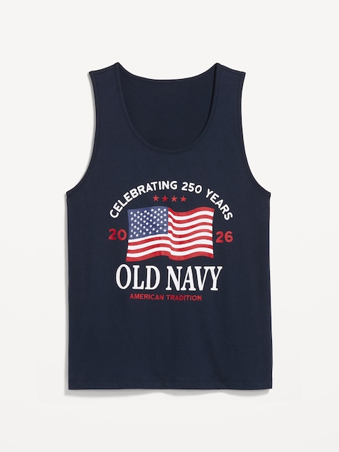 Flag Logo Graphic Tank for Men