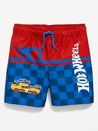 Image number 1 showing, Hot Wheels™ Swim Trunks for Toddler Boys