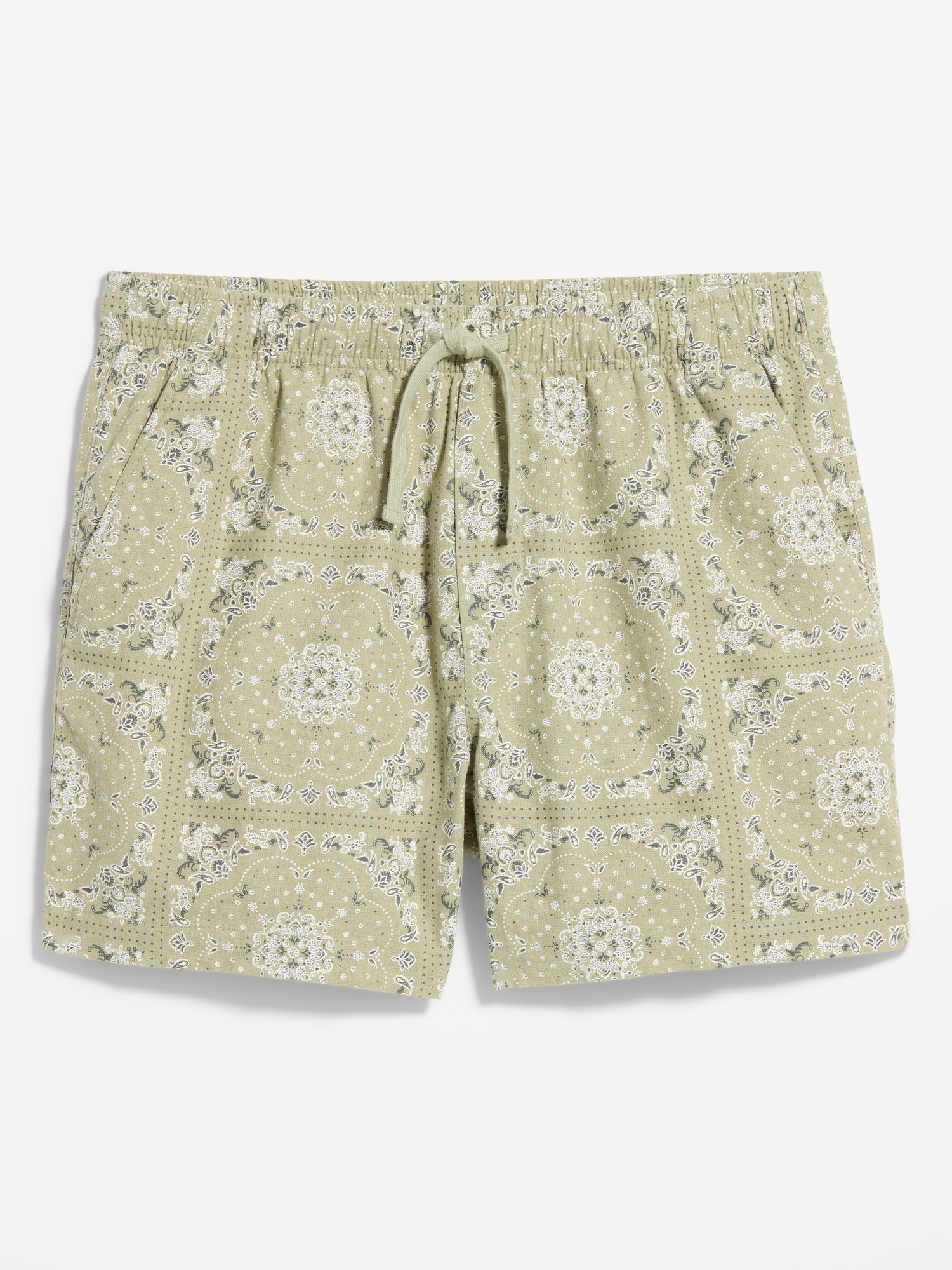 Linen-Blend Jogger Shorts - 5-inch inseam