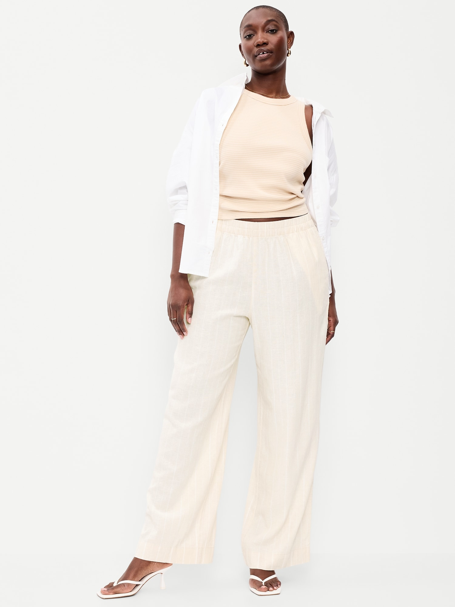 Tailored Linen Pants | Old Navy
