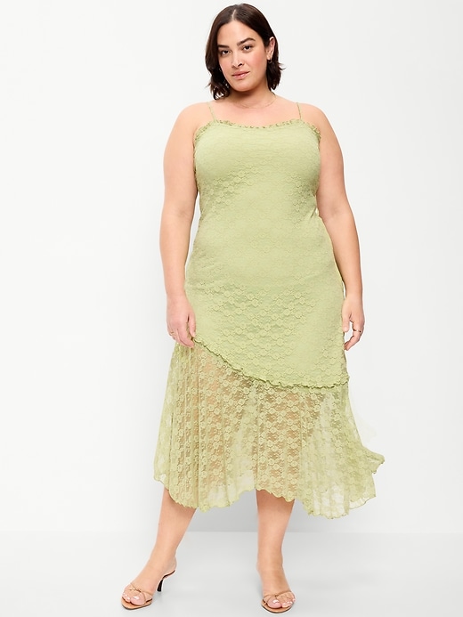 Image number 1 showing, Fit & Flare Lace Midi Dress