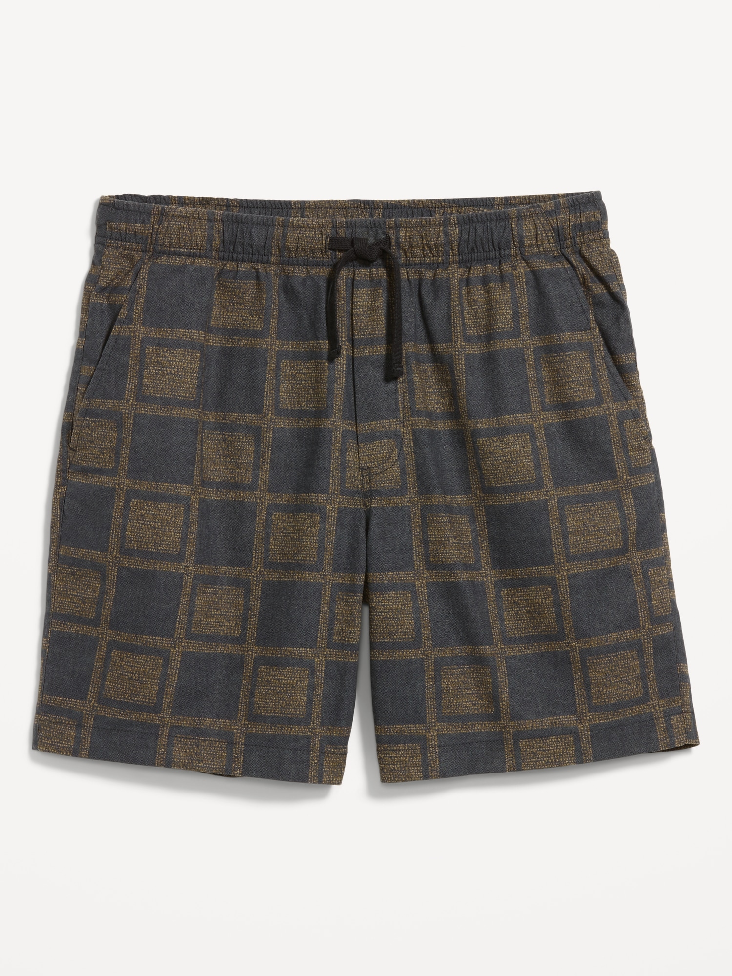 Linen-Blend Jogger Shorts - 7-inch inseam
