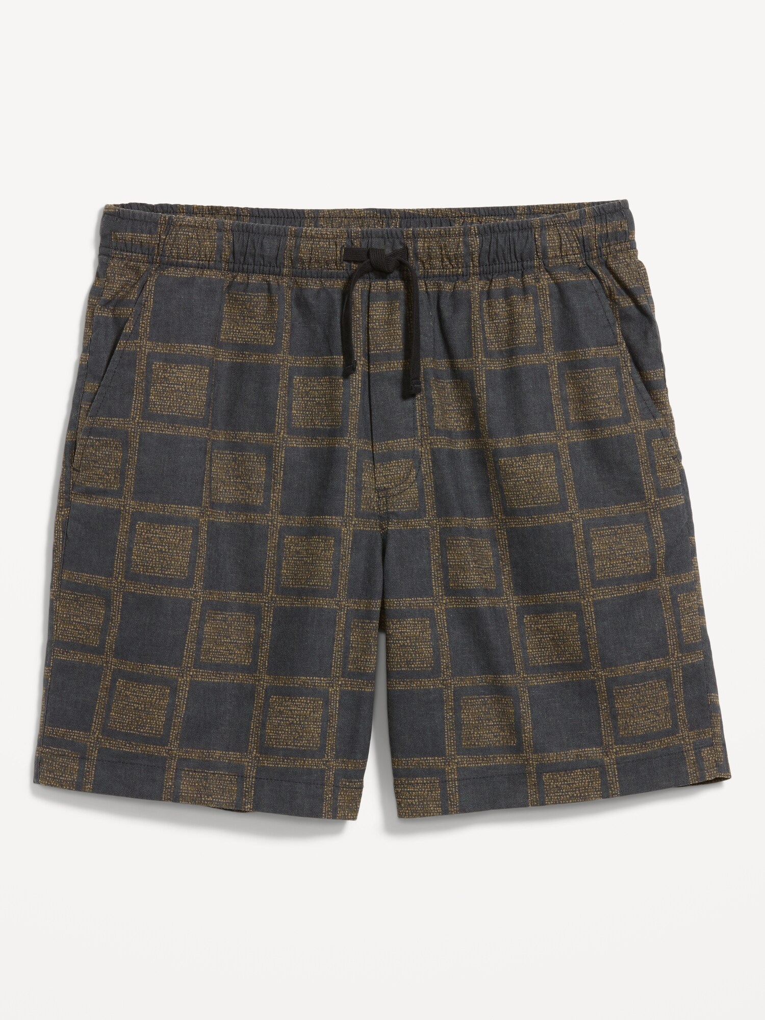 Мужские шорты Old Navy Twill Jogger Shorts -- 7-inch inseam, цвет: Чёрный — фото 6