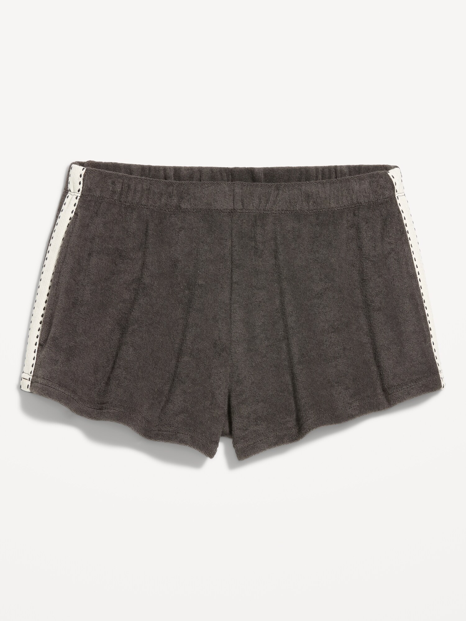 Женские шорты Old Navy Mid-Rise Terry Cloth Shorts -- 2.5-inch inseam, цвет: Panther — фото 5