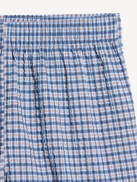 Image number 5 showing, Seersucker Boxer Pajama Shorts