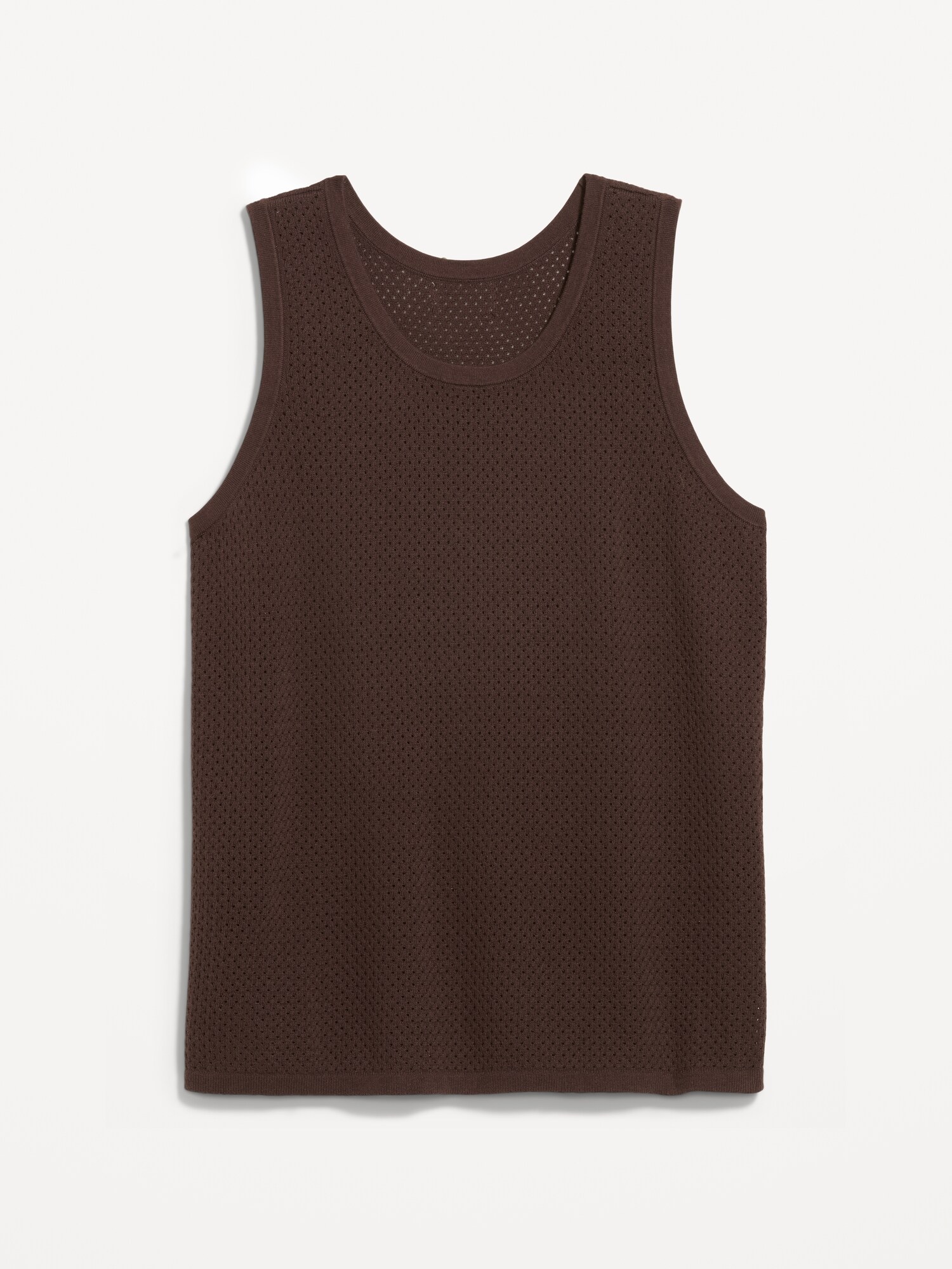 Мужской свитер Old Navy Relaxed Sweater Tank, цвет: Коричневый — фото 4