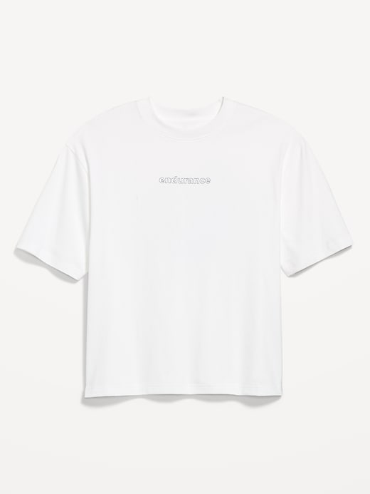 Image number 1 showing, Heavyweight Graphic Cropped T-Shirt