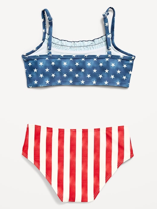 Image number 2 showing, Ruffle-Trim Bikini Swim Set for Girls