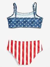 Image number 2 showing, Ruffle-Trim Bikini Swim Set for Girls