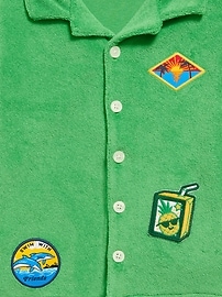 Image number 4 showing, Short-Sleeve Terry Embroidered Shirt and Shorts Set for Toddler Boys