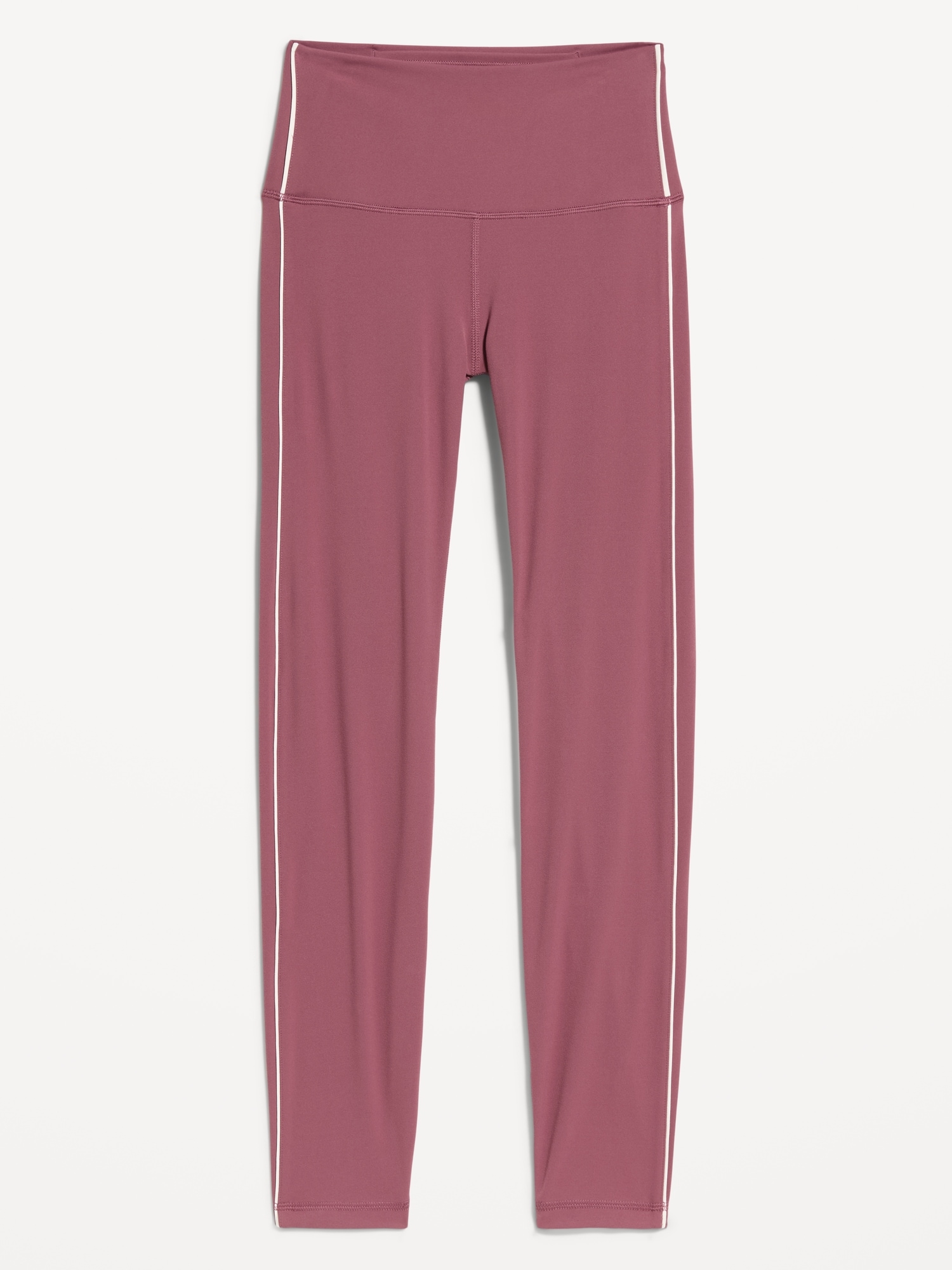 High-Waisted StudioSmooth 7/8 Side-Striped Leggings