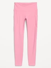 Image number 1 showing, High-Waisted PowerSoft 7/8 Pocket Leggings