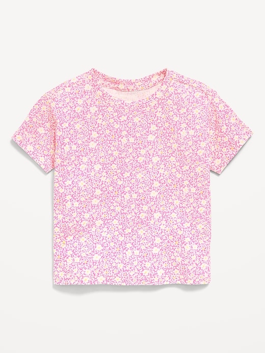 Image number 1 showing, Printed Short-Sleeve T-Shirt for Toddler Girls