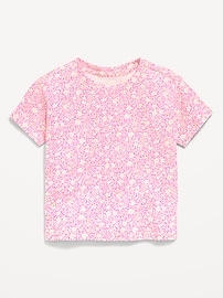 Image number 1 showing, Printed Short-Sleeve T-Shirt for Toddler Girls
