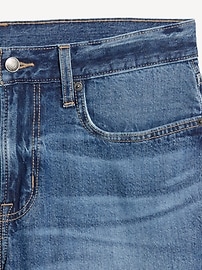 Image number 2 showing, Slim Built-In Flex Jean Shorts-- 9-inch inseam