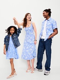 Image number 3 showing, Embroidered Chambray One-Piece Romper for Baby