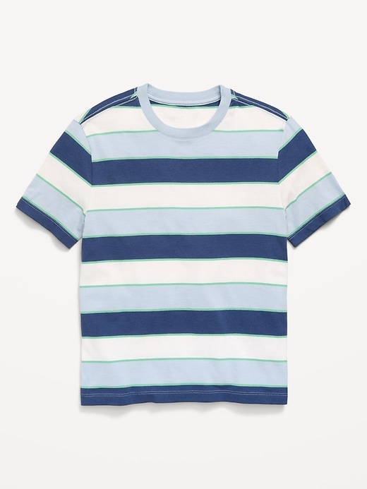 Image number 1 showing, Short-Sleeve Striped T-Shirt for Boys