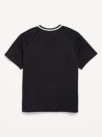 Image number 3 showing, Short-Sleeve Textured Mesh Performance T-Shirt for Boys