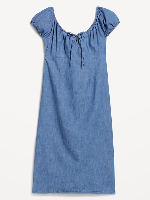 Image number 6 showing, Short-Sleeve Scoop-Neck Midi Dress