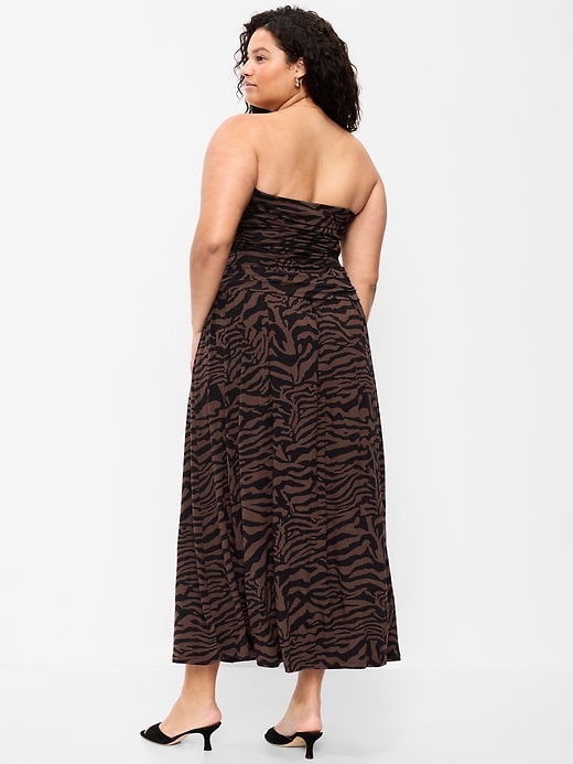Image number 10 showing, Fit & Flare Drop-Waist Maxi Tube Dress