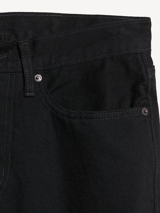 Image number 3 showing, Structured Loose Non-Stretch Jeans