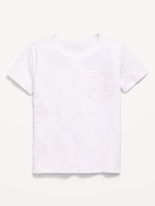 Image number 1 showing, Softest Short-Sleeve Pocket T-Shirt for Girls