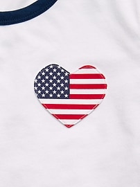 Image number 2 showing, Softest Heart-Pocket T-Shirt for Girls