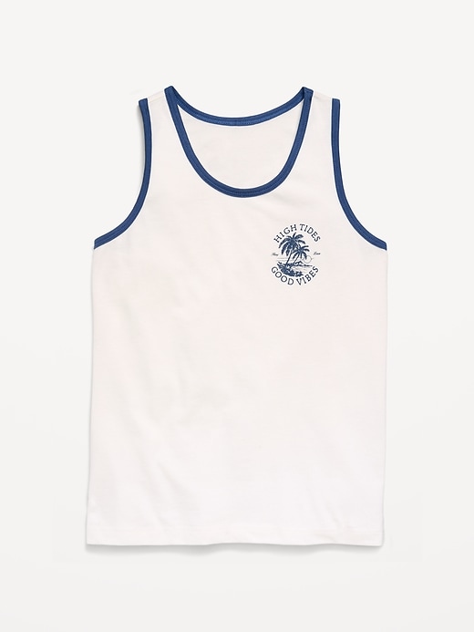 Image number 1 showing, Softest Graphic Tank Top for Boys