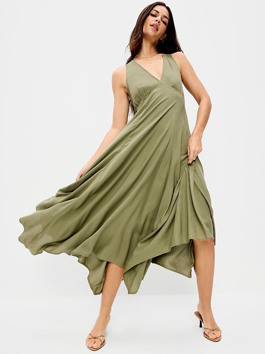 Image number 3 showing, Handkerchief Hem Midi Dress