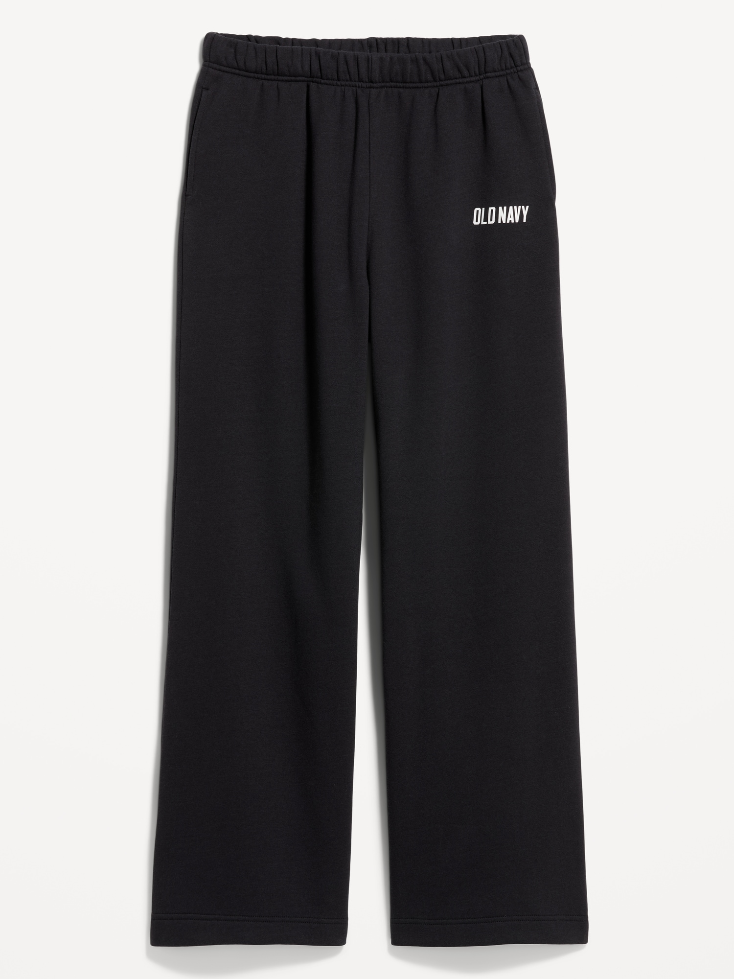 Image number 5 showing, High-Waisted Fleece Wide-Leg Sweatpants