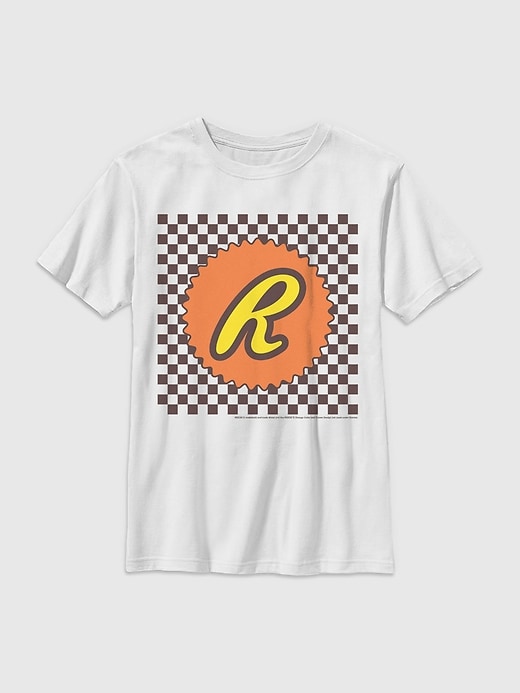Image number 1 showing, Reeses Checker Logo Graphic T-Shirt for Boys