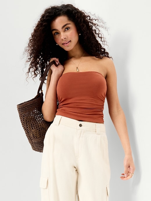 Image number 3 showing, Hug Double-Layer Tube Top