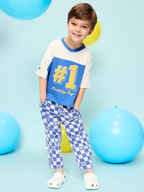 Pull-On Barrel-Leg Pants for Toddler Boys