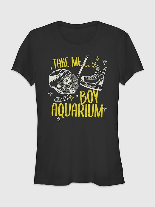 Image number 1 showing, Boy Aquarium Short Sleeve  Graphic T-Shirt