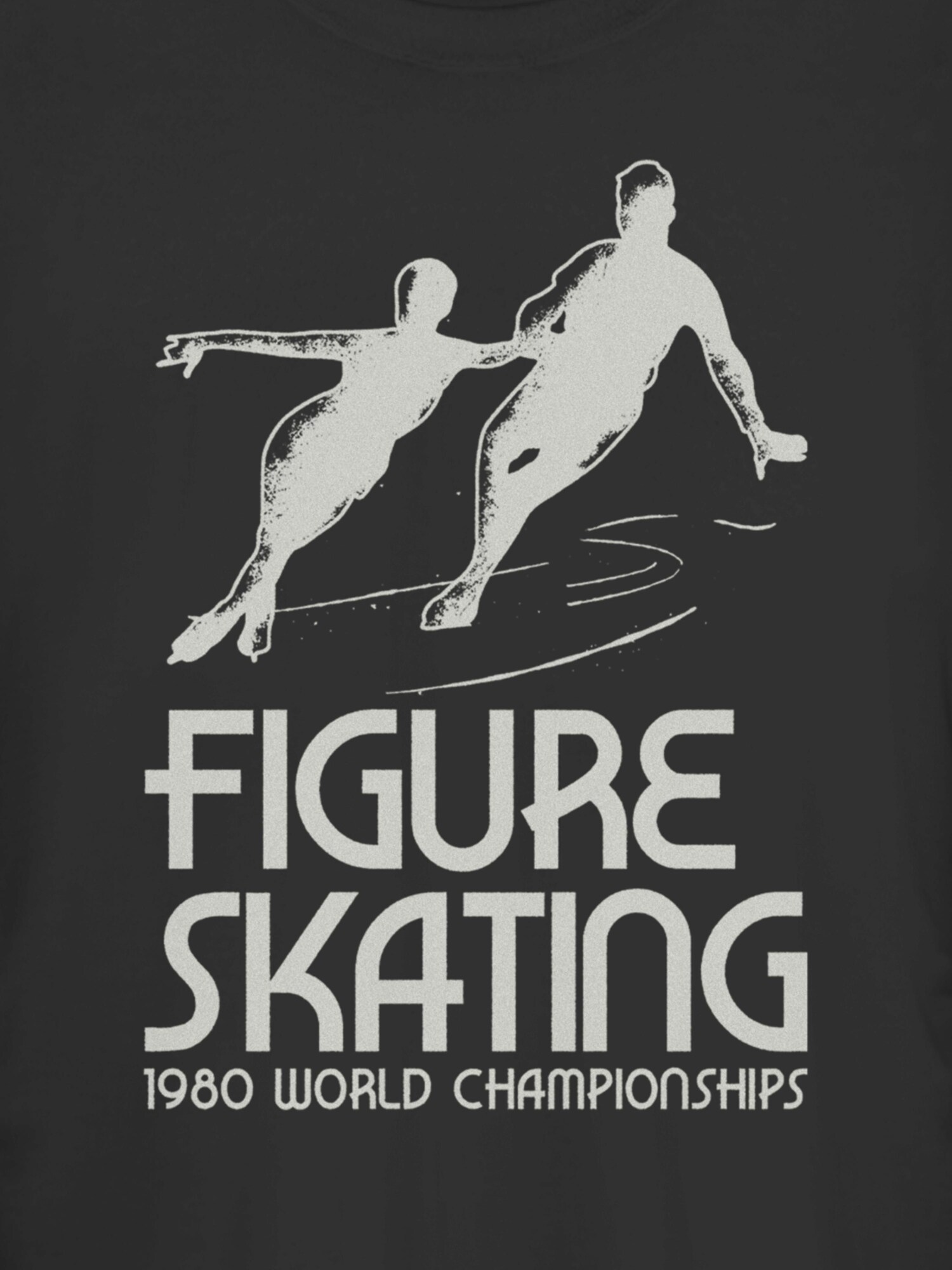 Женская футболка Old Navy Figure Skating Short Sleeve Graphic, цвет: Чёрный — фото 2