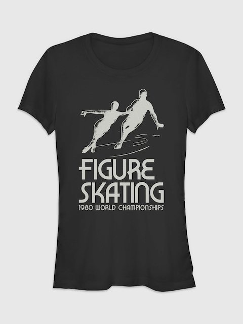 Figure Skating  Short Sleeve Graphic T-Shirt
