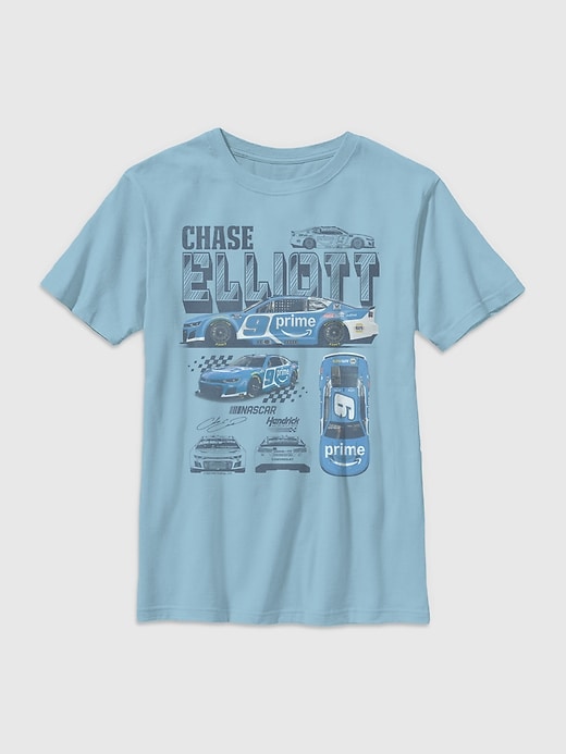 Image number 1 showing, Chase Elliot Hendrick Motorsports Diagram Graphic T-Shirt for Boys